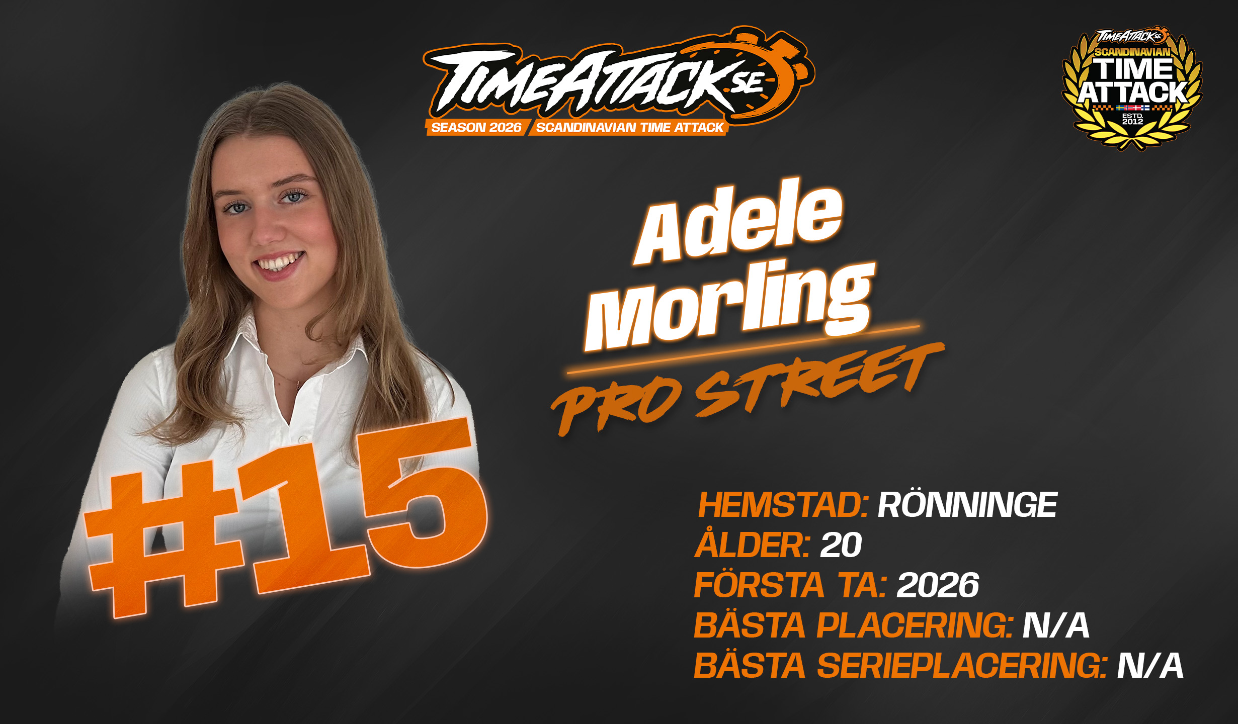 #15 Adele Morling_driver
