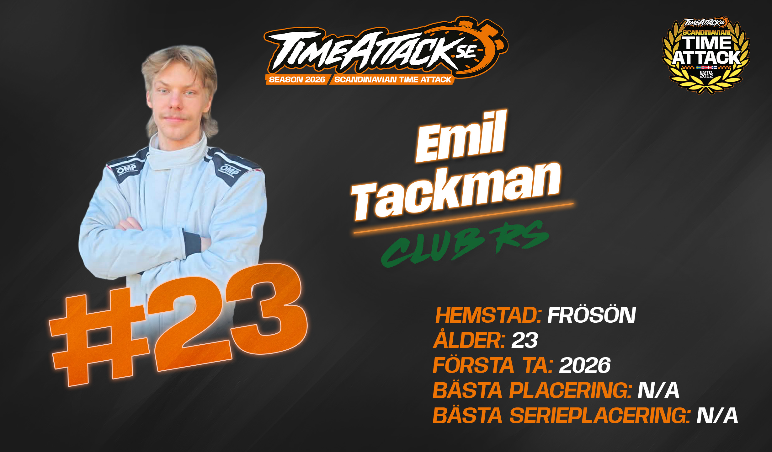 #23 Emil Tackman_driver