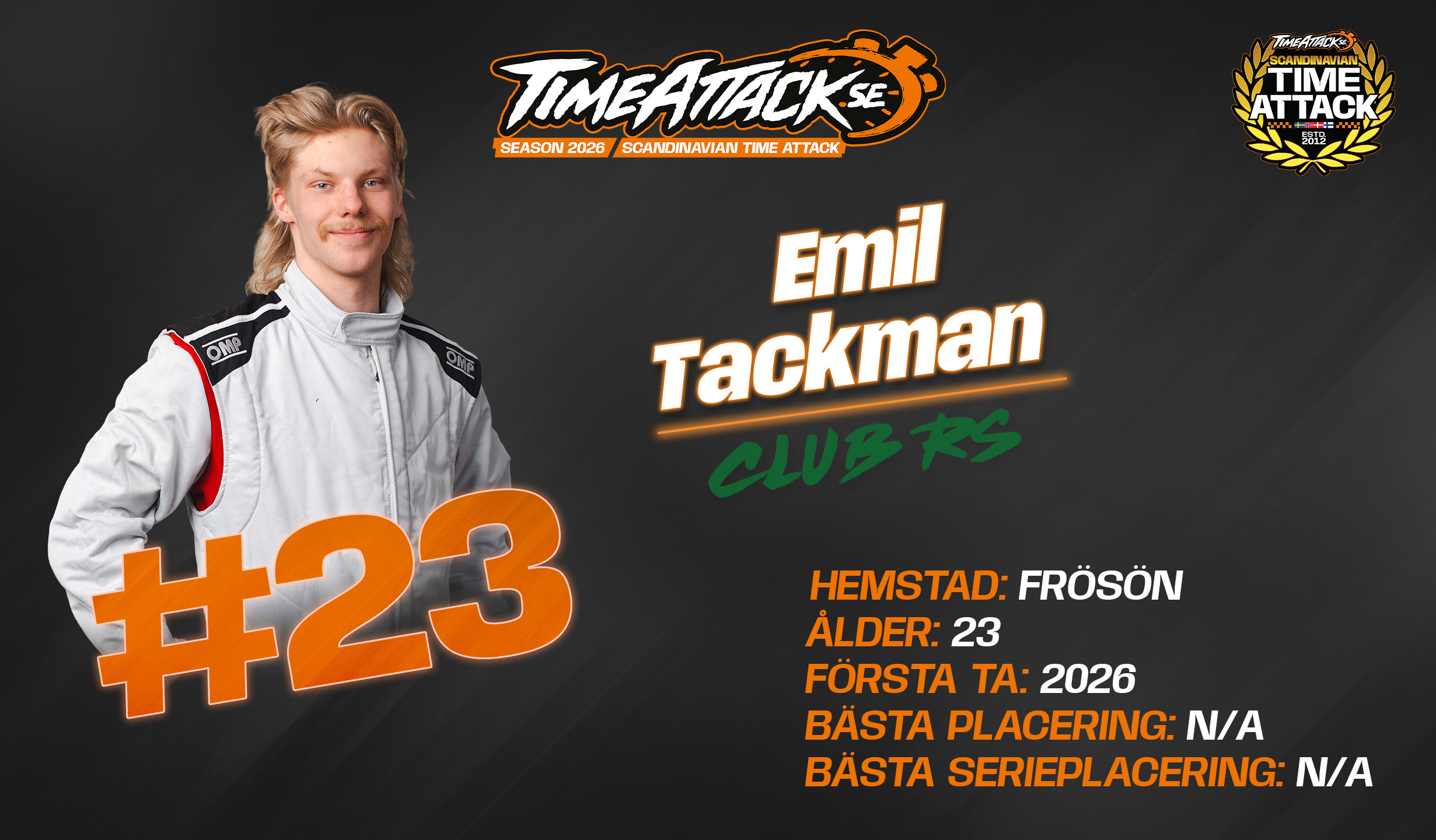 #23 Emil Tackman_driver